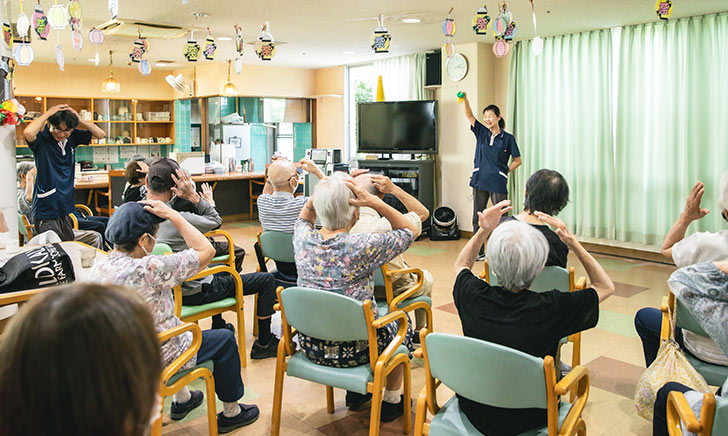 気軽に立ち寄れる通いやすい一日デイ